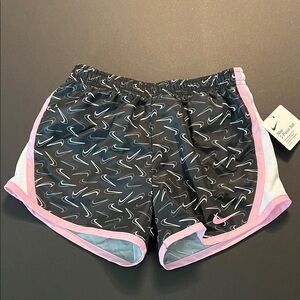 Nike Girls Shorts Black and Pink